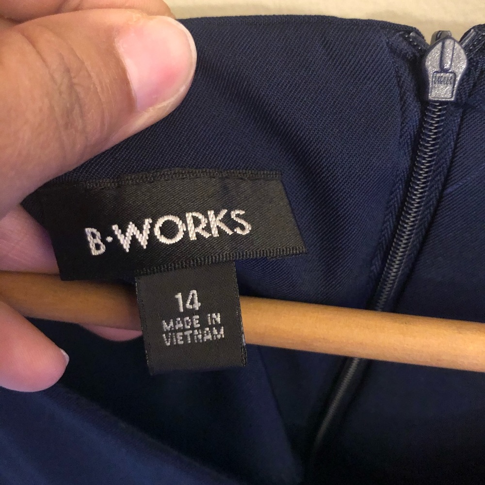 B- Works Navy Dress - Picture 2 of 8